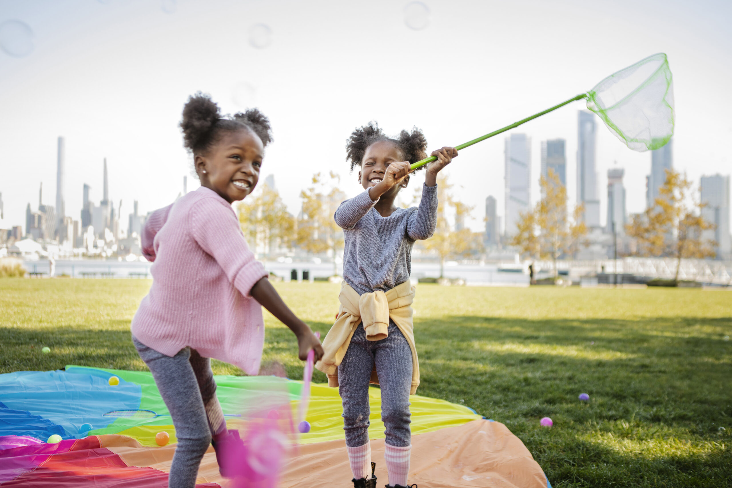 Home kids playing outdoors